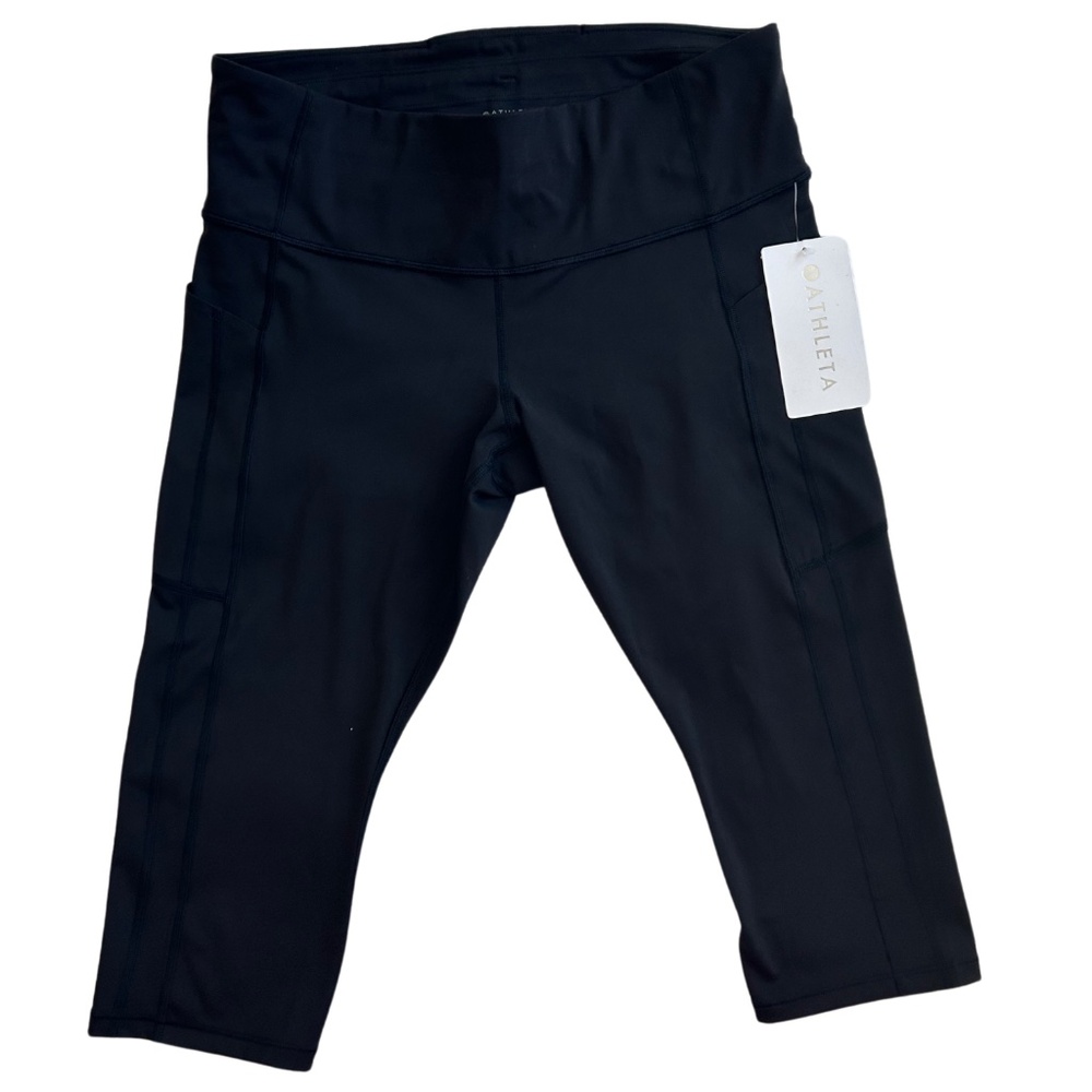 NWT Athleta Ultimate Stash Pocket Capri in Black